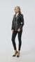 Women’s Black Blazer-Style Leather Jacket